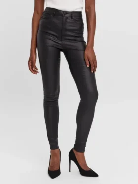 Vmsandra-broek met extra hoge taille