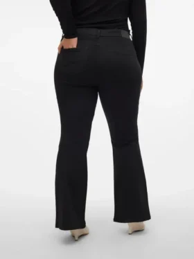 Vmscarlet jeans met middelhoge taille en uitlopende pasvorm