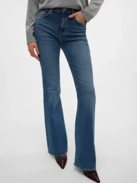 Vmselina High Rise Flared Fit-Jeans