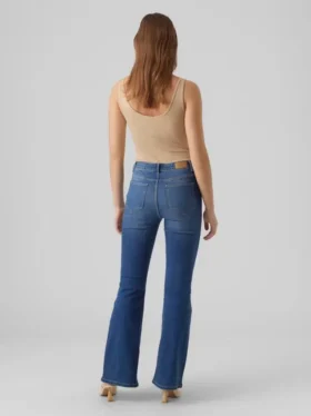 Vmselina High Rise Flared Fit-Jeans
