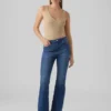 Vmselina High Rise Flared Fit-Jeans
