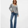 Vmselina High Rise Flared Fit-Jeans