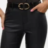 Vmseven broek met middelhoge taille