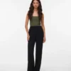 Vmshakira broek met middelhoge taille
