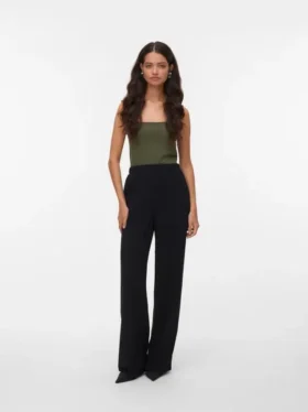 Vmshakira broek met middelhoge taille