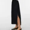 Vmsiena lange rok met middelhoge taille