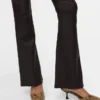 Vmsiga broek met hoge taille