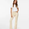 Vmsiga corduroybroek met hoge taille