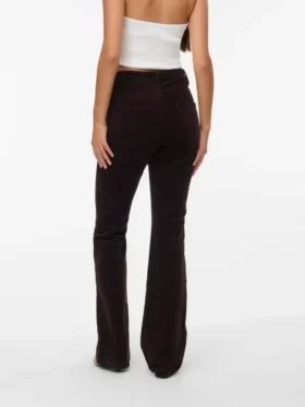 Vmsiga corduroybroek met hoge taille