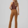 Vmsiga corduroybroek met hoge taille