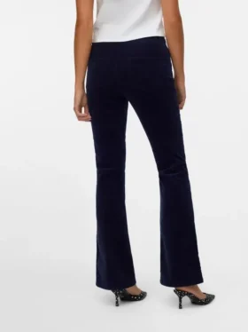 Vmsiga corduroybroek met hoge taille