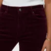 Vmsiga corduroybroek met hoge taille