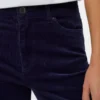 Vmsiga corduroybroek met hoge taille