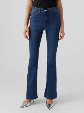 Vmsiga High Rise Flared Fit-Jeans