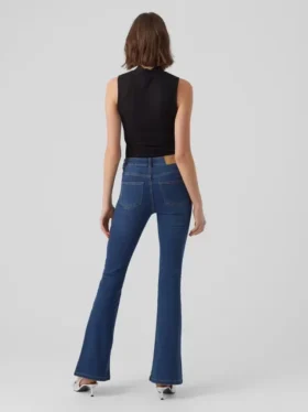 Vmsiga High Rise Flared Fit-Jeans