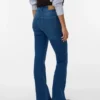 Vmsiga-Jeans met hoge taille en uitlopende pijpen