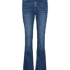 Vmsiga-Jeans met hoge taille en uitlopende pijpen