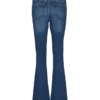 Vmsiga-Jeans met hoge taille en uitlopende pijpen