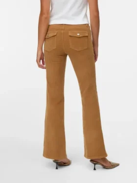 Vmsigi corduroybroek met lage taille