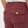 Vmsigi corduroybroek met lage taille