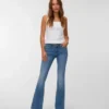 Vmsigi-Jeans met lage taille en uitlopende pasvorm