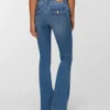 Vmsigi-Jeans met lage taille en uitlopende pasvorm