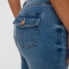 Vmsigi-Jeans met lage taille en uitlopende pasvorm