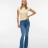Vmsigi-Jeans met lage taille en uitlopende pijpen
