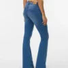 Vmsigi-Jeans met lage taille en uitlopende pijpen