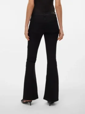 Vmsigi-Jeans met lage taille en uitlopende pijpen