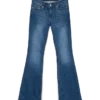 Vmsigi-Jeans met lage taille en uitlopende pijpen