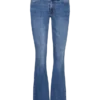 Vmsigi-Jeans met lage taille en uitlopende pijpen