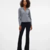 Vmsigi-Jeans met lage taille en uitlopende pijpen