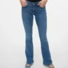 Vmsigi-Jeans met lage taille en uitlopende pijpen