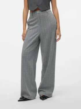 Vmsilva-broek met middelhoge taille