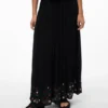 Vmsina lange rok met hoge taille
