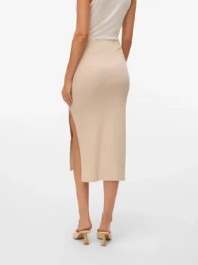 Vmsofia midi-rok met hoge taille