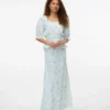 Vmsomya lange rok met hoge taille