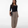 VMSophia-broek met hoge taille