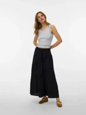Vmstella lange rok met hoge taille