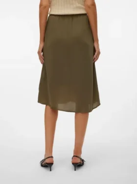 Vmsunny midi-rok met hoge taille