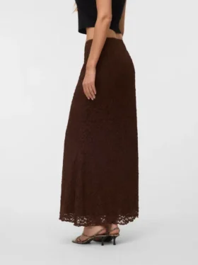 Vmtalula midi-rok met hoge taille