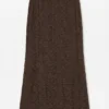 Vmtalula midi-rok met hoge taille