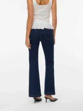Vmtanna High Rise Flared Fit-Jeans