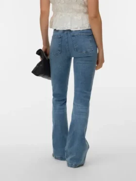Vmtanna High Rise Flared Fit-Jeans