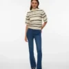 Vmtanna jeans met hoge taille en uitlopende pasvorm