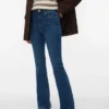 Vmtanna jeans met hoge taille en uitlopende pasvorm