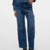 Vmtaylor jeans met middelhoge taille en baggy pasvorm