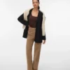 Vmtessa corduroy Jeans met hoge taille en wijde pasvorm
