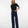 Vmtessa corduroy Jeans met hoge taille en wijde pasvorm